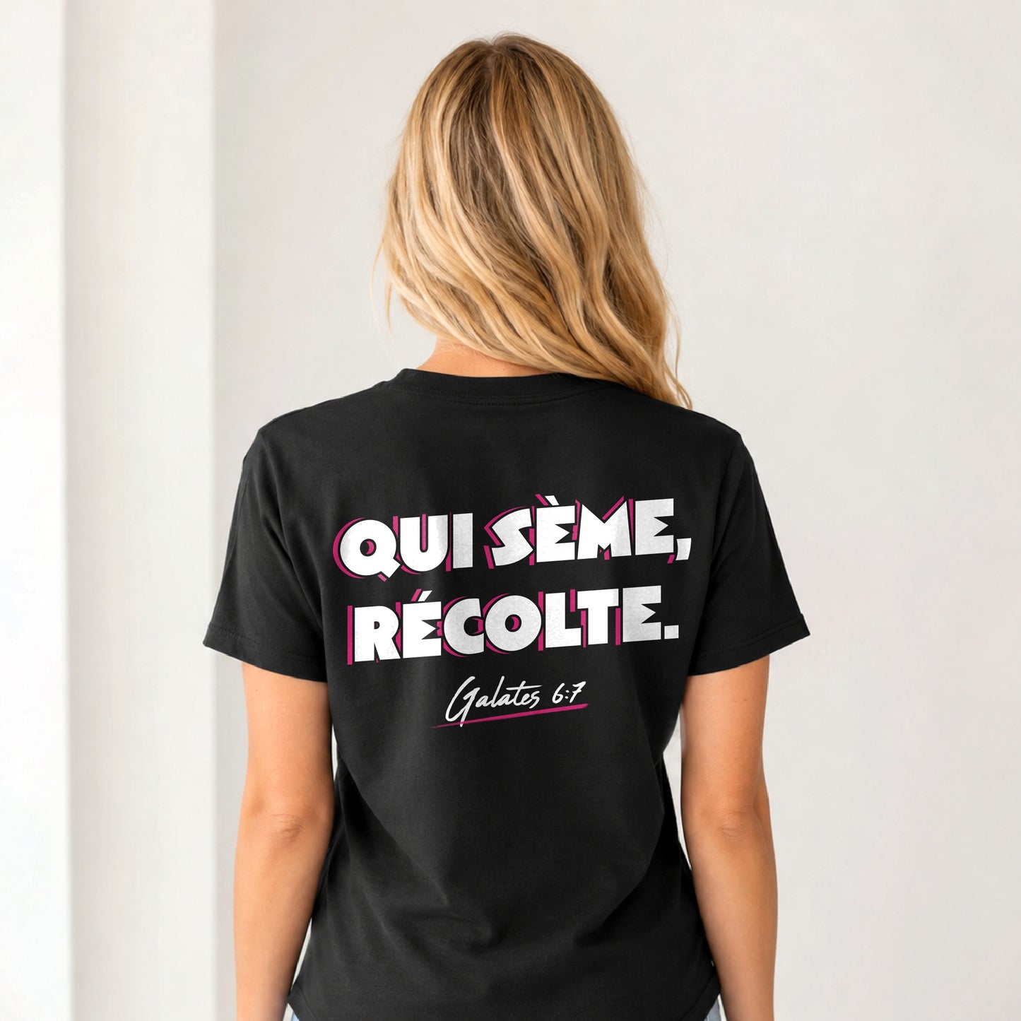 T-shirt "Qui sème, récolte"